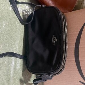 Coach Black Belt Bag for Men